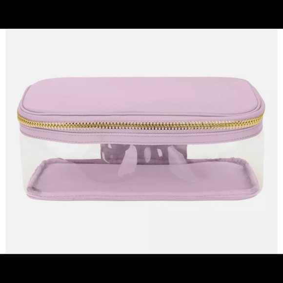 NWT STONEY CLOVER LANE Clear Zip Top Pouch - Picture 2 of 3